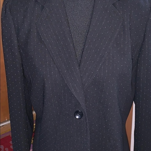 Focus 2000 black blazer with silver speckles - Picture 1 of 5